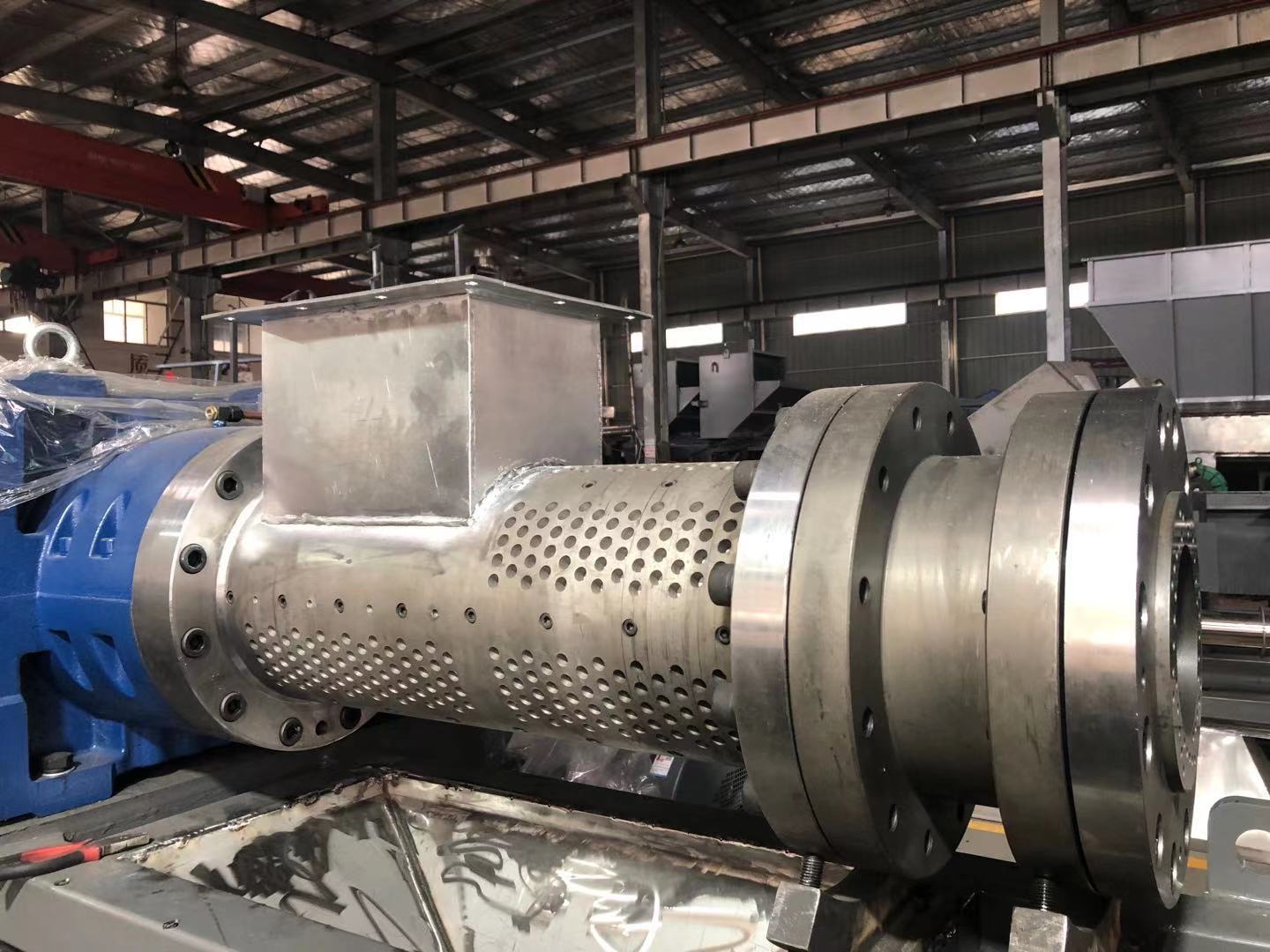 PP PE Plastic Scrap Washing Machine , Squeezing Plastic Dryer Machine