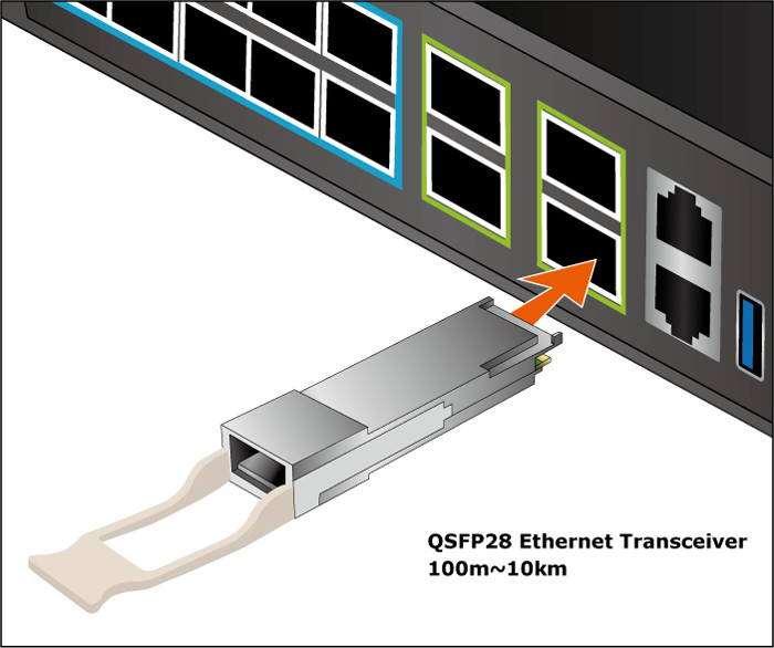 Huawei Qsfp+ Lc Transceiver DFB PIN Optical Components RoHS Compliant