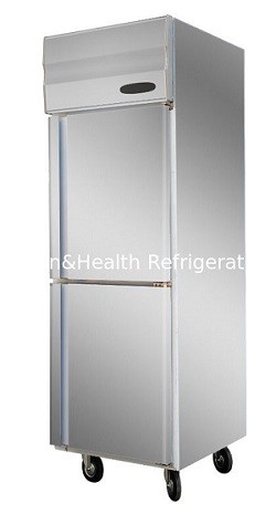 3 Layers Shelf Commercial Upright Freezer , Stainless Steel Fridge 500L 1000L