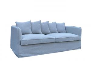 China Feather Padded Cushion Removable Cover Sofa 3 Seater Sofa With Removable Covers on sale