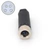 Buy cheap 4 Pin M8 Connector Female Field Wireable Waterproof IEC 61076-2-104 from wholesalers