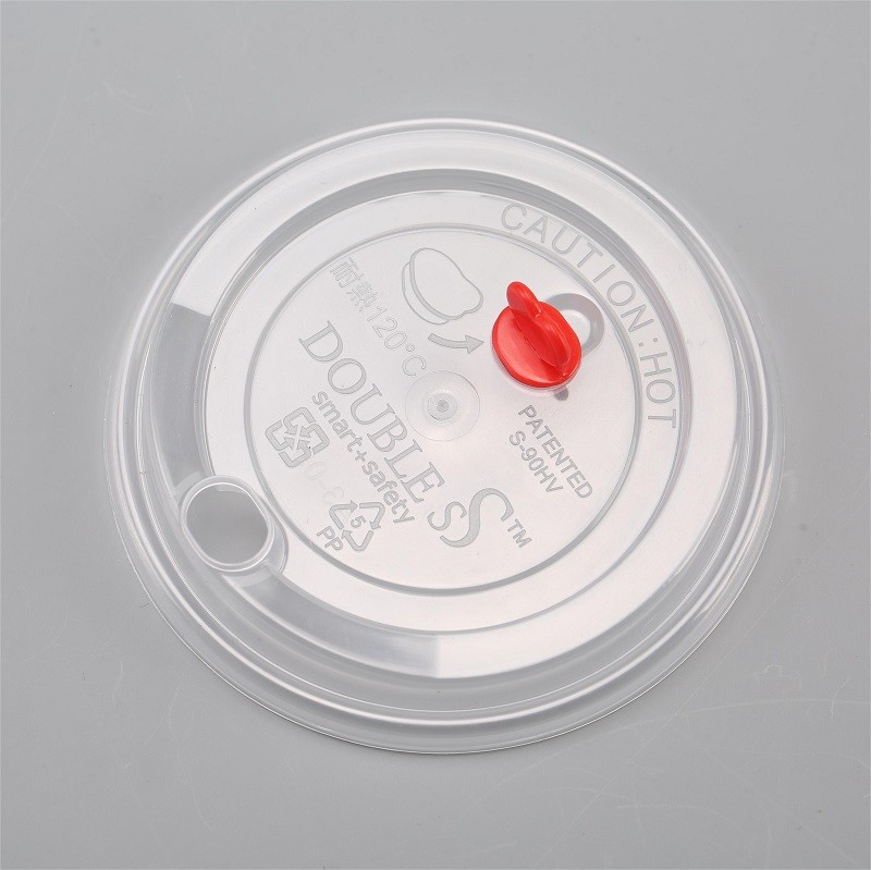 Disposable plastic PP lid for coffee cup lid non spill beverag lid