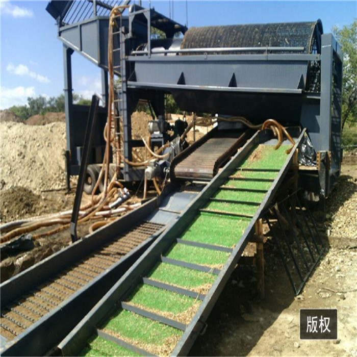 alluvial gold panning machine mobile gold mining equipment gold trommel mining machine