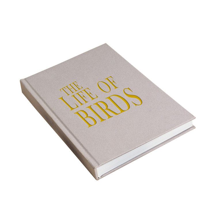 Education Hardcover Book Printing customized gold hot foil stamping logo
