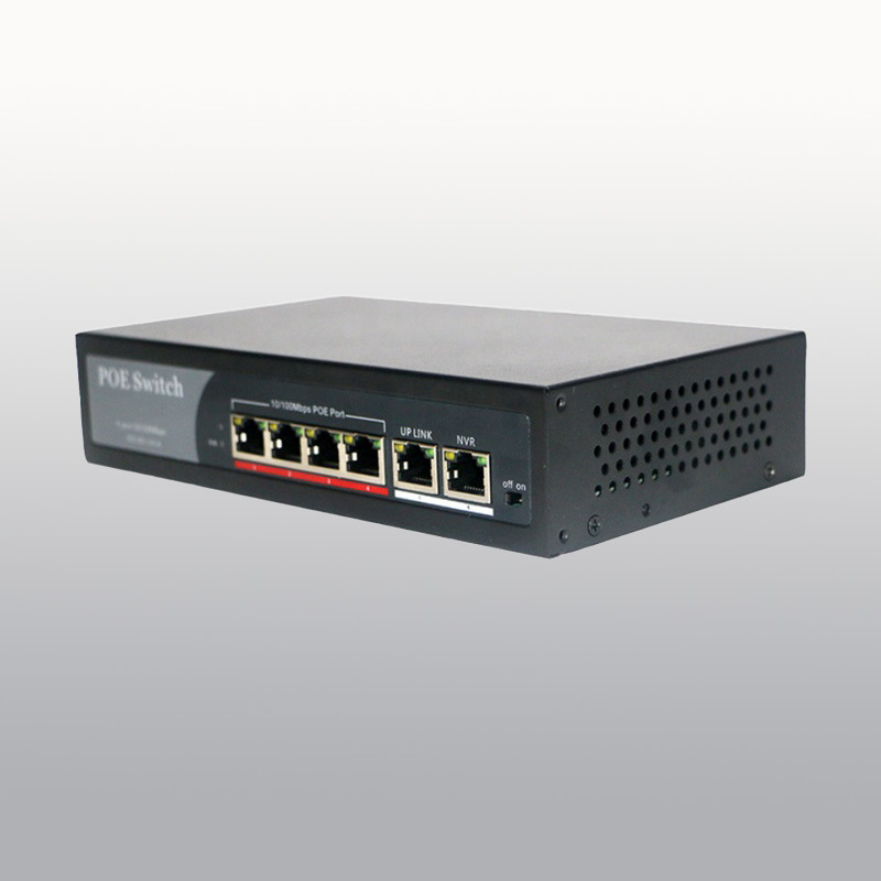 OEM ODM Poe Switch 4 8 16 24 Port 10 / 100Mbps POE Ports
