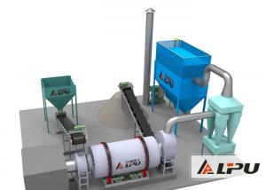 Granular Material Flyash Industrial Drying Machinery , Easy To Install