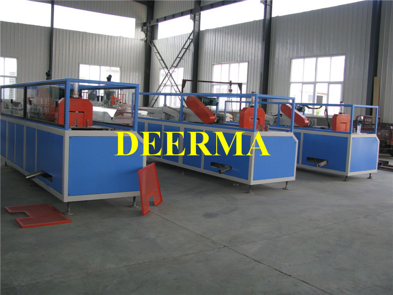 High Productivity PVC Cable Trunking Extruder Production Line With Hole Punching Machine