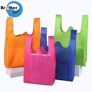  Colorful T-Shirt Bag PP Nonwoven Bag Shopping Bags W-Cut Bag Manufactures