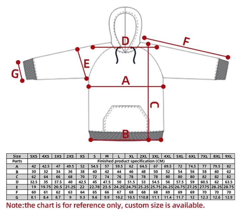 Men&prime;s Hoodies OEM Customized Graphic Plus Size Women&prime;s Oversize Blank Hoodies Set