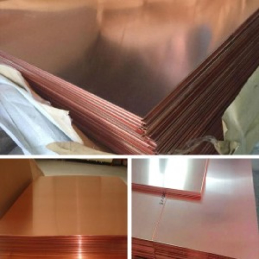 Oxygen Free C10200 Copper Sheet Plate For Capacitor 20*600*1500mm