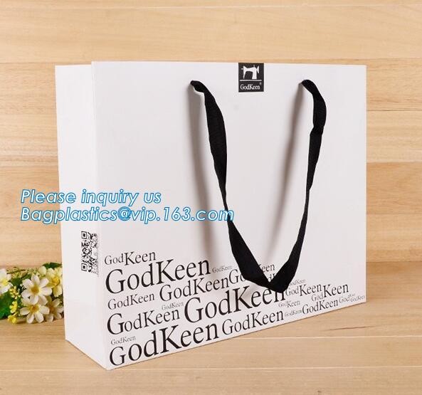 Luxury strong twisted handle black leatherette paper carrier bag,Fashion Custom Printing Luxury Gift Shopping Carrier Pa