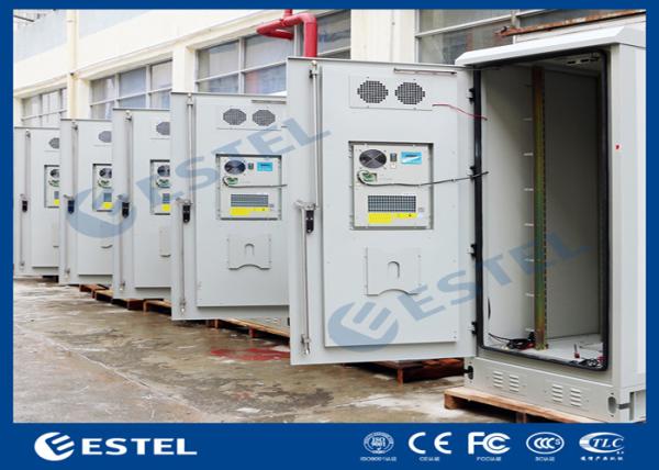Air Conditioner Cooling Outdoor BTS Outdoor Cabinet With Environment Monitoring