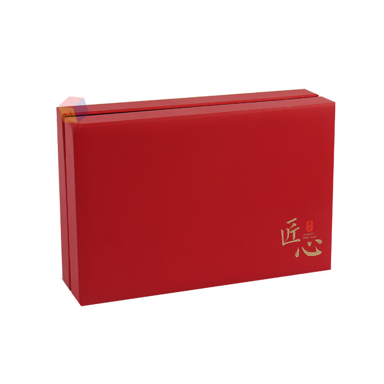 Rigid Cardboard Paper Custom Tea Box Packaging Tin Gift With Foam Insert
