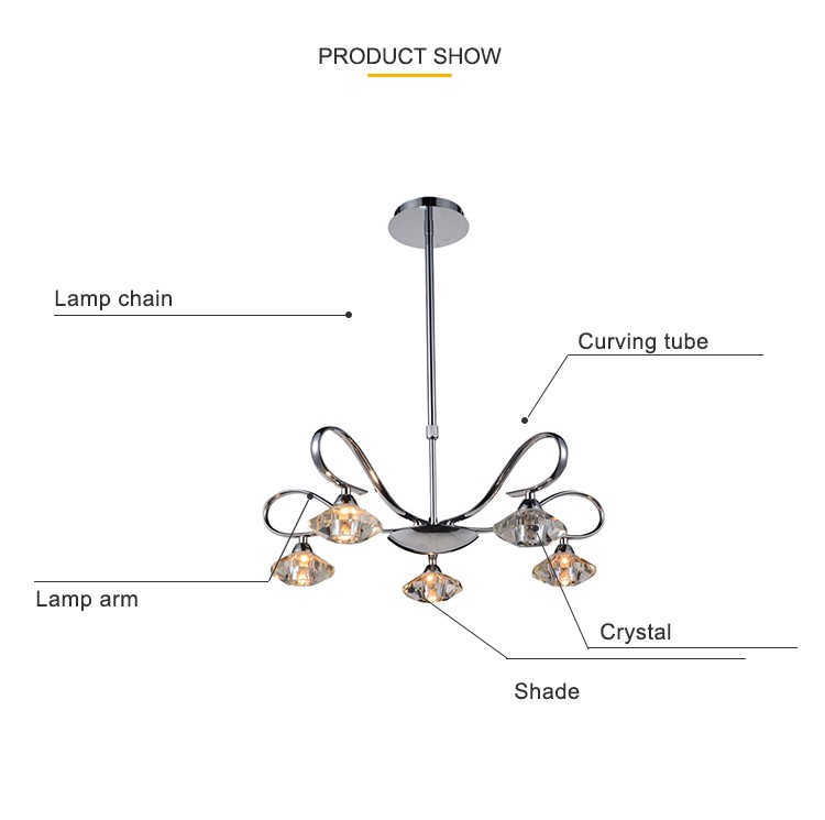 Modern exclusive G9 chandeliers for indoor house lighting (WH-MI-27)