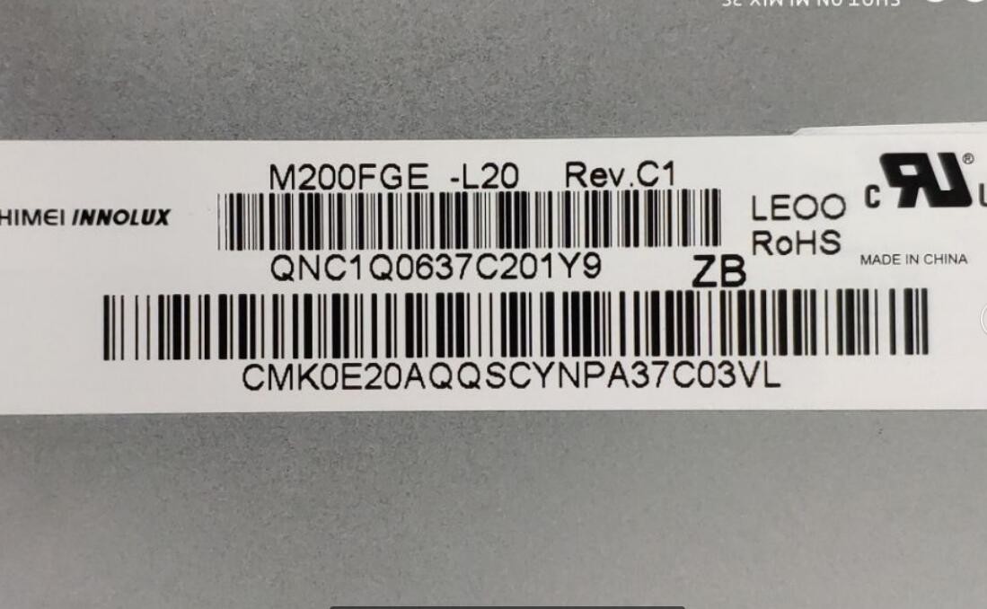 M200FGE-L20 CHIMEI Innolux 20.0" 1600(RGB)×900 250 cd/m² INDUSTRIAL LCD DISPLAY