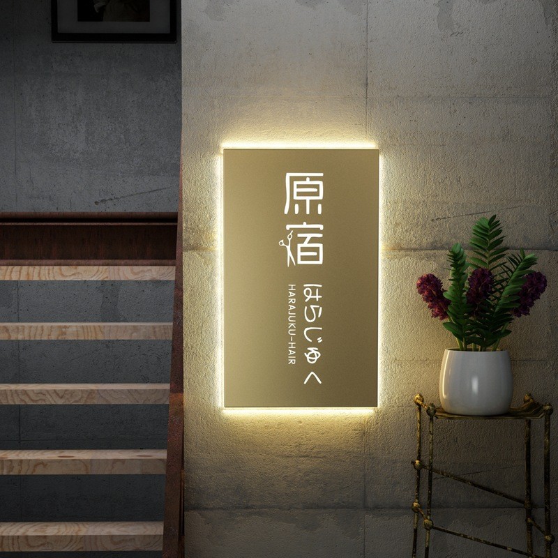 Hollow Out Hanging Lightbox Sign