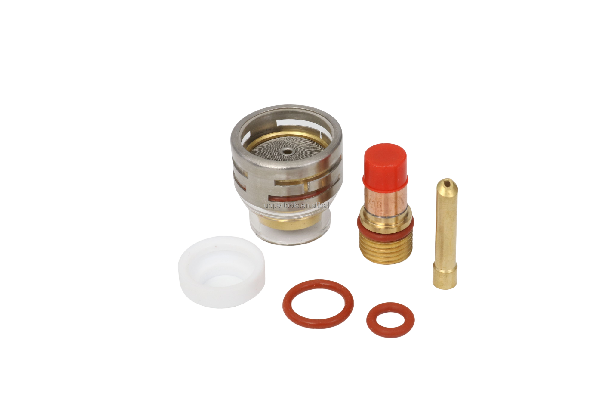 WP17 18 26 Tig Consumables Torch 14 54NQCN Gas Lens Wedge Collect Pyrex Glass Cup Kit