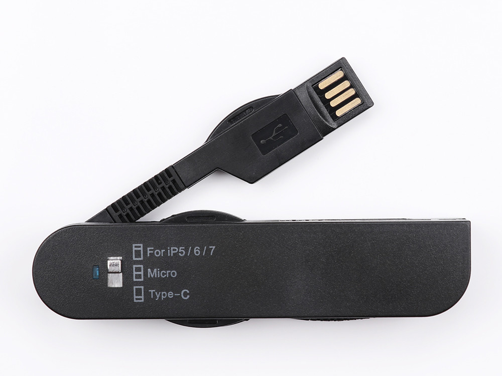 Best Buy Marketing Products 3 In 1 Easy Folding Micro/Type C/8 Pin For iPhone Samsung Hua Wei