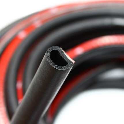 Customized TPE TPV TPR Rubber Extruded Round Solid Seal Strips Trim for Your Drawing or Samples
