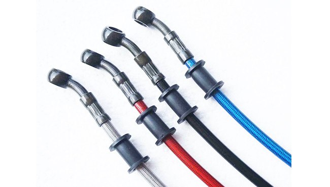 AN3 28/0 Degree Motorcycle Motor Bike Hydraulic Brake Oil Hose Line Banjo Fitting Zinc Plated 10mm Hole