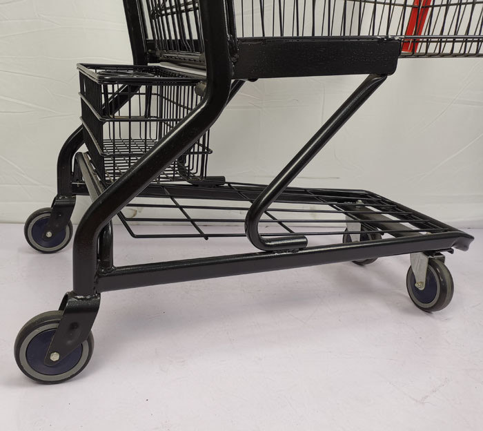 American Multifunctional Large Metal Trolley Warehouse Supermarket Store Shopping Cart