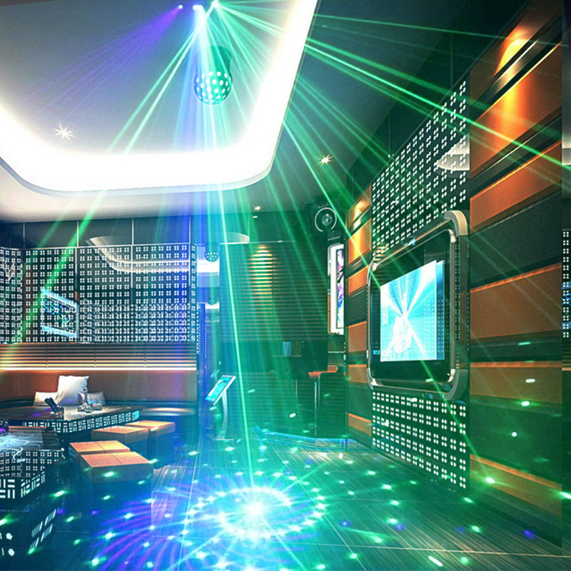 2022 New 9 Eyes KTV Bars Stage Party Light Sound Activated Home Projection Cool Dazzling DMX DJ Disco Dance Laser Strob