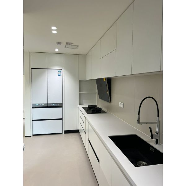 Quality Premium Textured Matte Kitchen Cabinets with Anti-Scratch Finish for sale