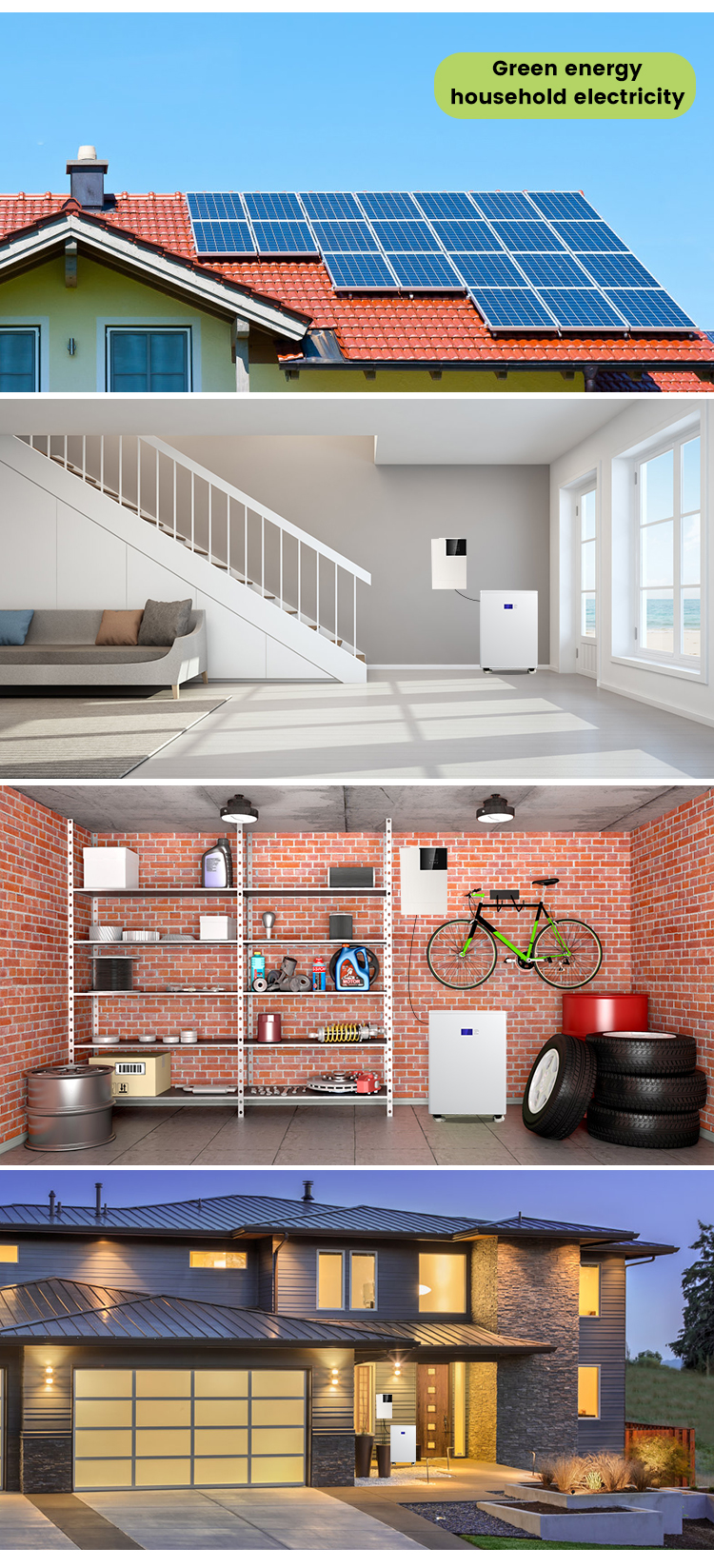 48V 250ah 300ah Home Energy Storage Battery 10kwh 15kwh Solar systemLifepo4 Battery