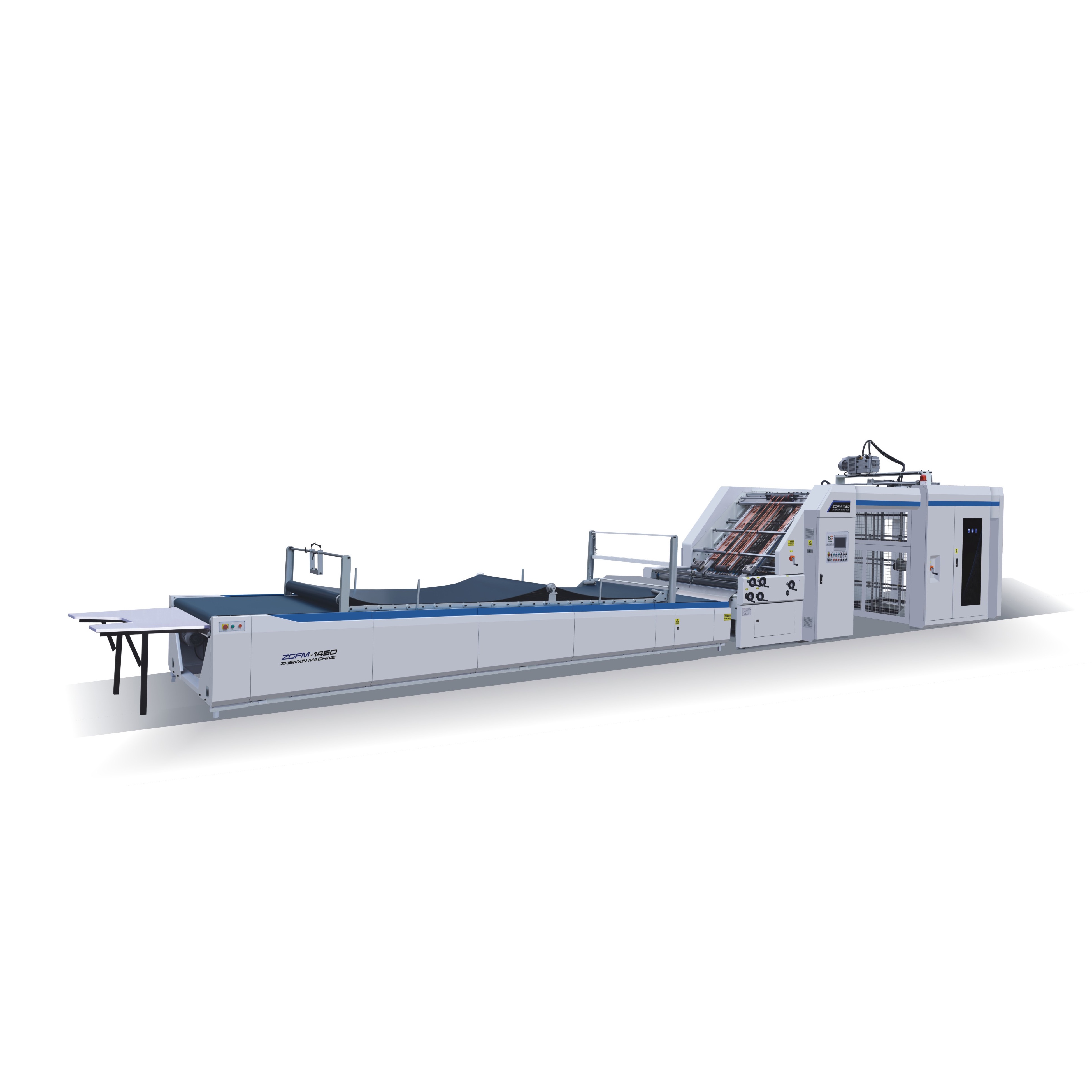 Full Automatic Flute Laminating Machine BZJ-1600 for High Speed Litho Flute Lamination