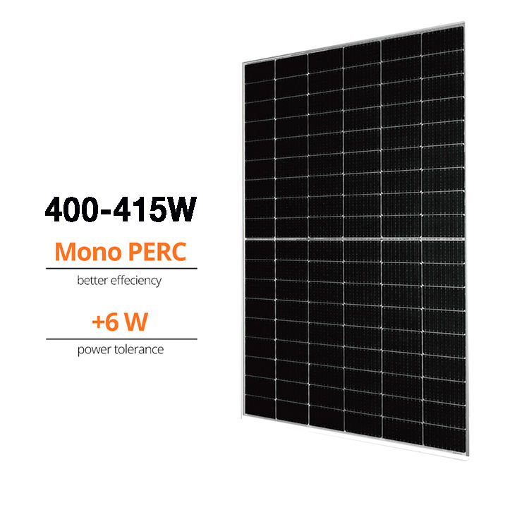 Hot sell competitive price Chinese supplier 400W 410W shingles photovoltaic pv 415 watt monocrystalline full black solar panel