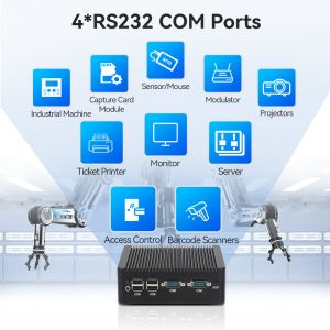 Intel Pentium J2900 Dual LAN Dual COM Mini Computer With DDR3L Up To 8GB And