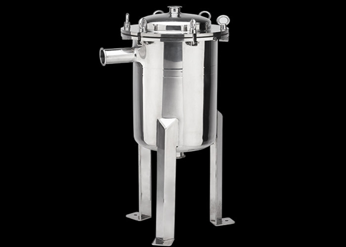 304 Stainless Steel SS Micron Filter Housing Heat Resistant CE Certificate