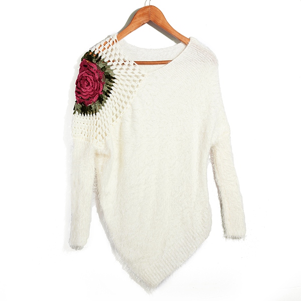 Women Sweaters And Pullovers, Casual Standard Long Sleeve O-neck Knitwear Twist Knitted Sweater