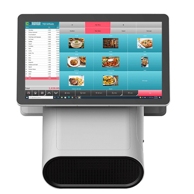 15" All-in-one POS Terminal HDD-780pro 80mm Thermal Printer and Customization Options