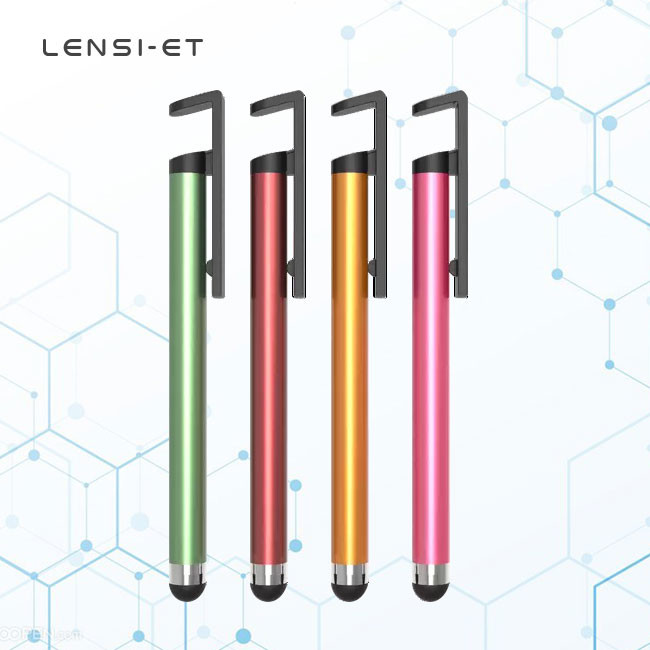 Plastic Colorful Stylus Touch Screen Pen Pink Yellow Green Brown