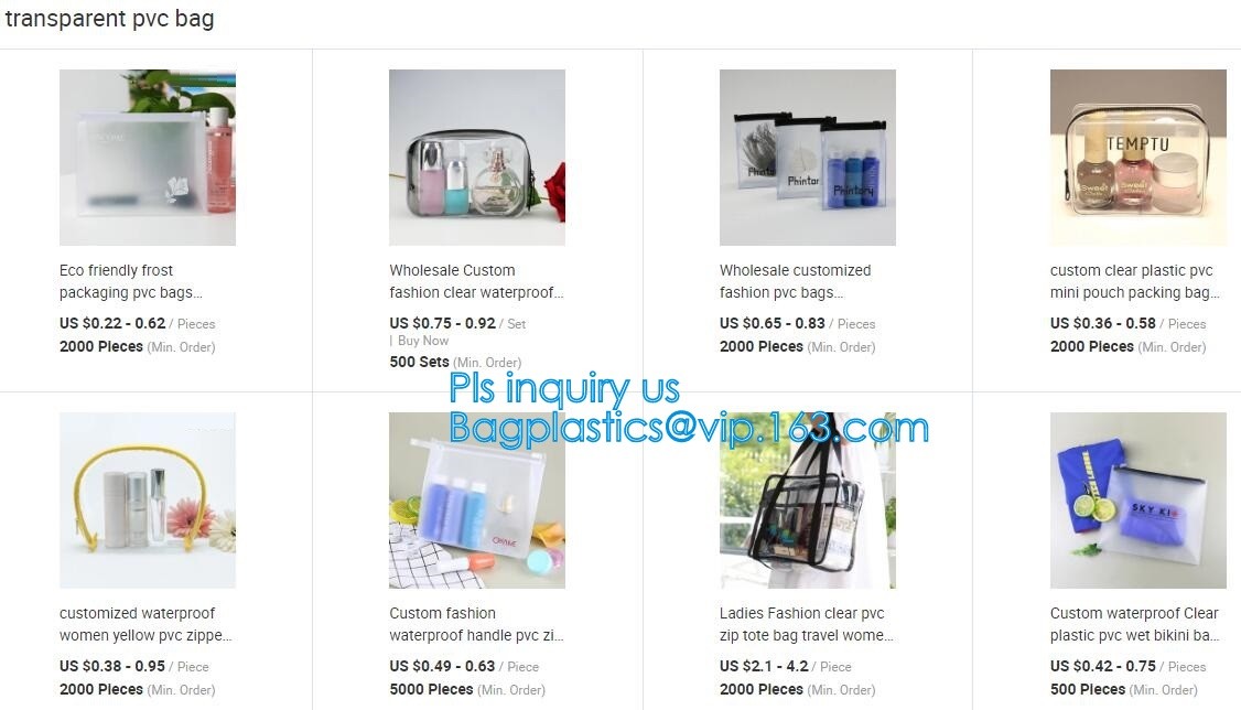 Elegant Transparent Handbags Shoulder Tote PVC Beach Bags for women with Zipper, Vinyl Transparent PVC Shoulder Bag With
