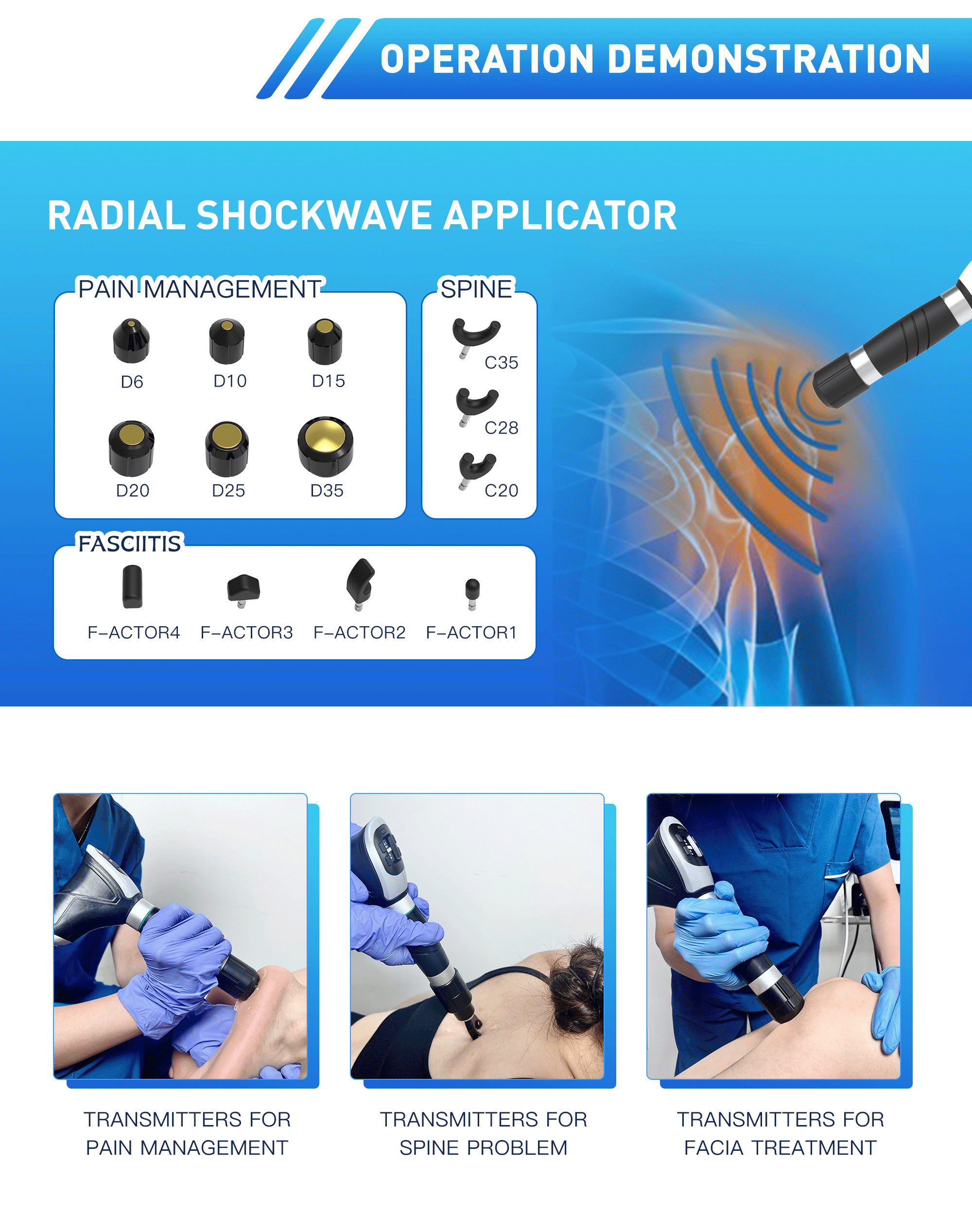 Ultrasound EMS Shockwave Therapy Device ED Shockwave Erectile Dysfunction Focused Shockwave Machine