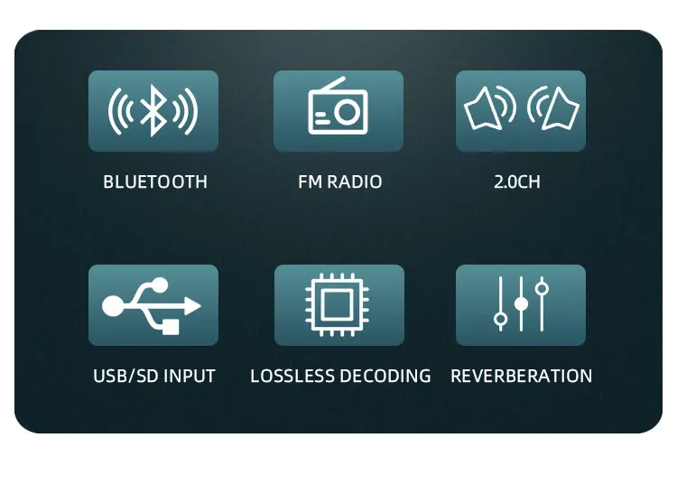 AK-380 USB SD Audio Power Amplifier 400W 2.0 CH HiFi Stereo AMP Speaker Bluetooth 5.0 Amp Receiver with Remote Control for Home