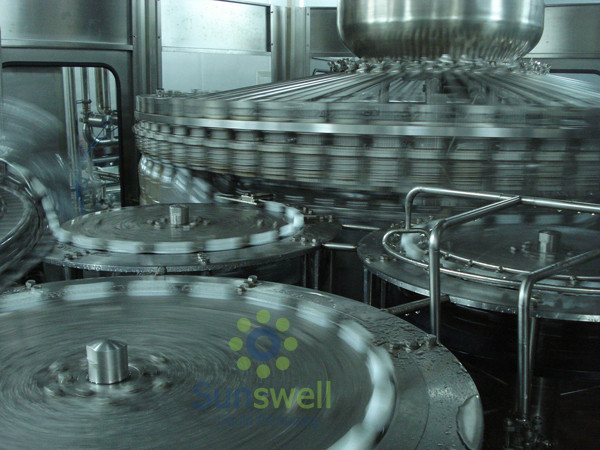 4 In 1 Monoblock Pulp Juice Hot Filling Machine for PET Bottles