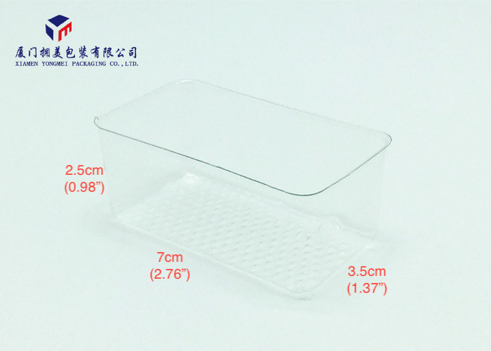 Small Plastic Inside Tray Clear Plastic Box For Essential Oil Bottle 7X3.5X2.5CM