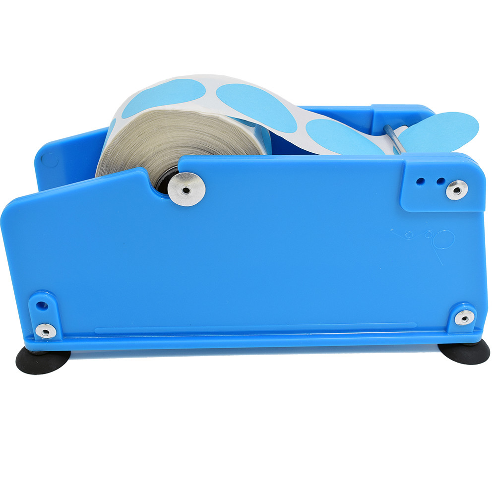 Affordable manual adhesive label dispenser machine for shops workshop