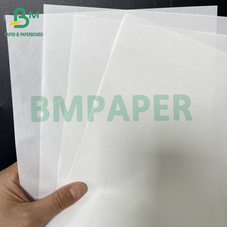 Excellent Processability 60gsm White Greaseproof Paper For Food Snack Packaging