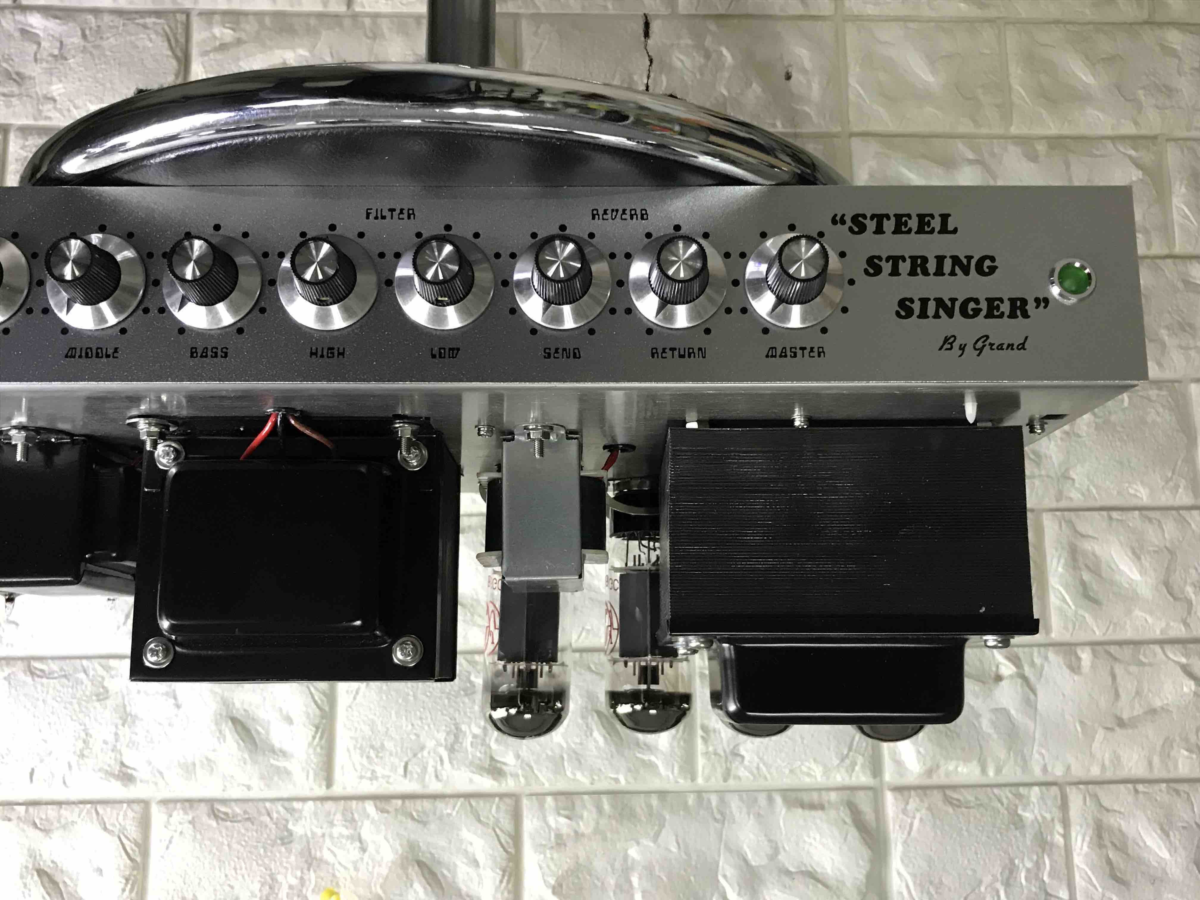 Custom Dumble Steel String Singer Clean Reverb Tone SSS20 ECC83S*5 EH 6V6*2, Handmade Grand Guitar Amp Head 20W 50W 100W Optional