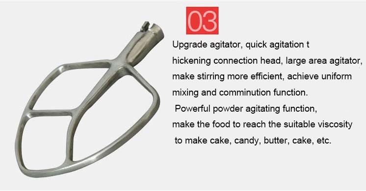 Hot Sell Commercial 10L F type dough mixer Biscuit Making Machinery Dough Mixer with S/S.18/8 bowl
