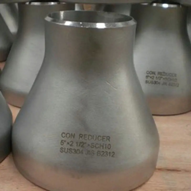 ASME B16.9 Sch40 Concentric 304 316l Butt Welded Stainless Steel Pipe Fitting Reducer