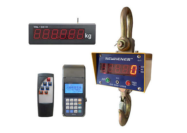 Alloy Steel Electronic Digital Hanging Crane Scale With 30m Control Distance
