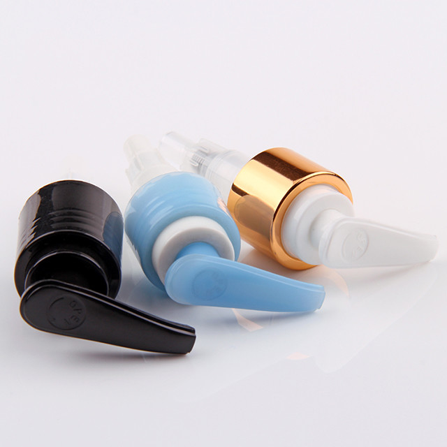 PP Aluminum Material Lotion Dispenser Pump Clear Smooth Surface