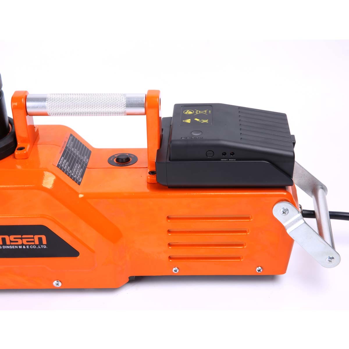 Portable 15 Ton Bottle Jack 12V overload protection night illumination