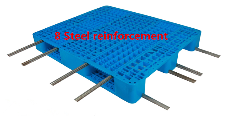 Heavy duty cheap pallet yellow color plastic pallet of 1140x1140 size pallet racking