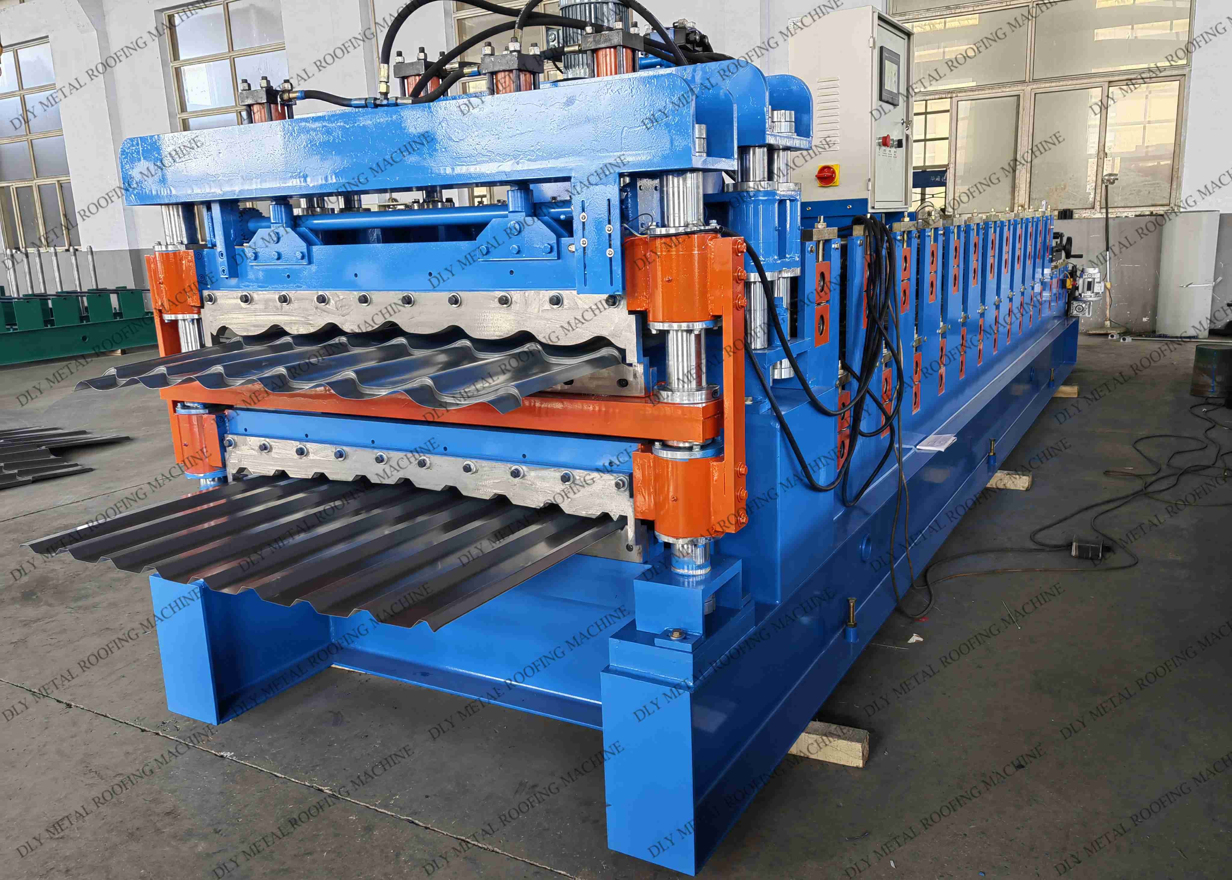 0.3mm Cr12 Double Layer Forming Machine Hydraulic Cutting